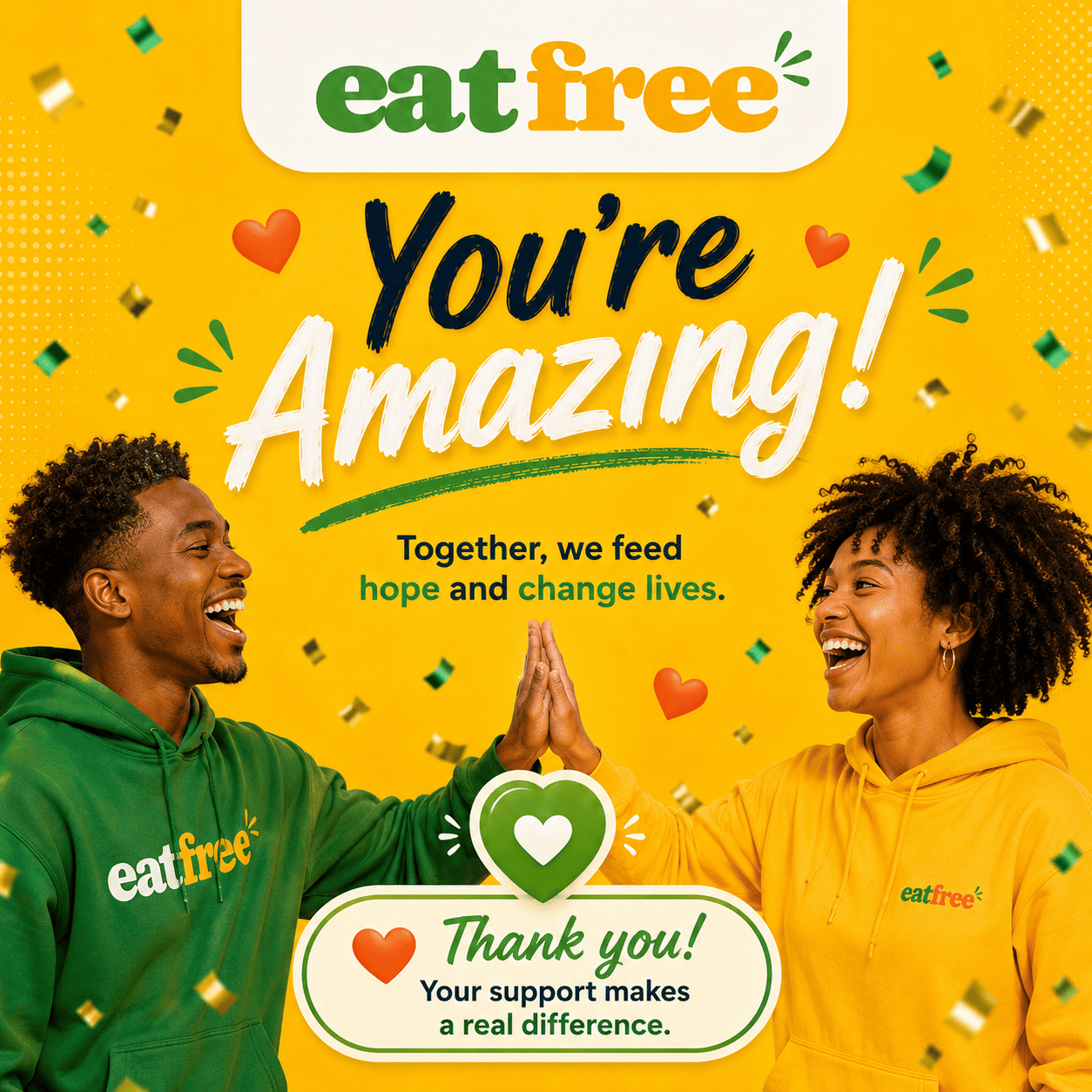 EatFree donation notification